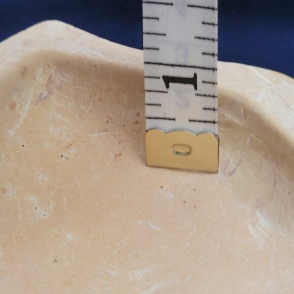 Seashell Trinket Dish ~ Carved Stone ~ Soapstone - Picture 11 of 11